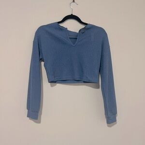 Cropped Long Sleeve Sweater/Thermal. Size XS. Pristine Condition.